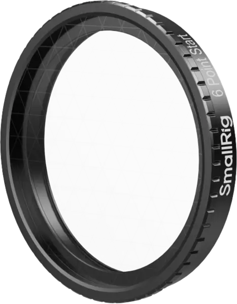 SmallRig 5839 Attachable Star Cross Filter (6 Points) for DJI Osmo Action 5 Pro / 4