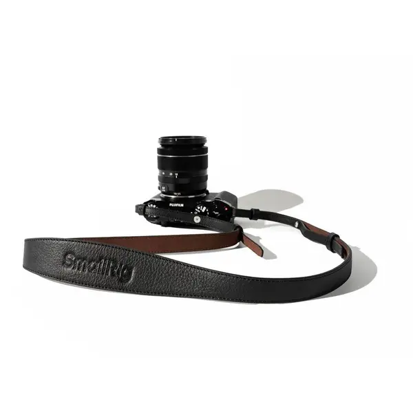 SmallRig Curea de umar universala din piele pentru camera foto, 5208, Negru