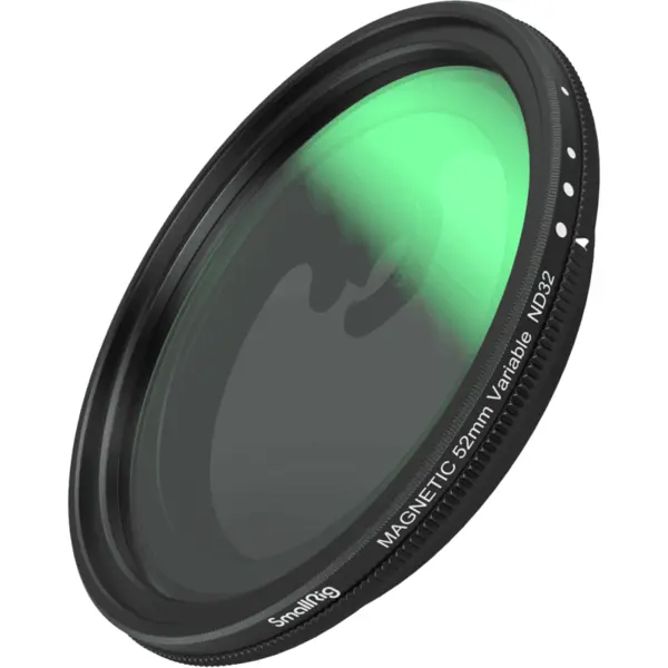 SmallRig Set Filtru foto SmallRig 4386 Magease Magnetic VND, ND2-ND32 (1-5 Stop), cu adaptor de filtru cu montura M de 52 mm