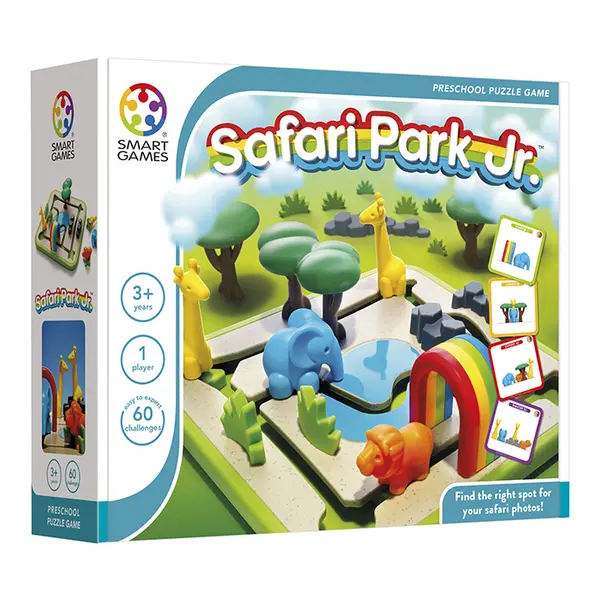 Smart Games - Safari Park Jr., joc de logica cu 60 de provocari, 3+ ani