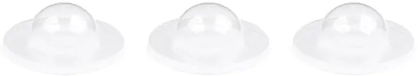 Smart Pot Domes Click & Grow - Smart Garden, 3 bucati, transparent