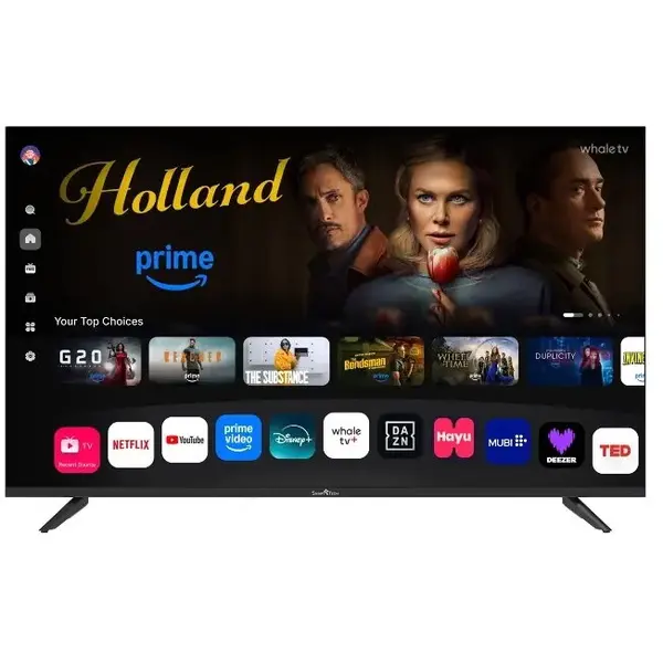 Smart Tech Televizor QLED SmartTech 43QH02V, 108 cm, Clasa F, 4K Ultra HD, Negru
