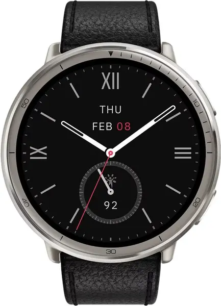 Smartwatch Amazfit - Active 2, 44 mm, 1.32'', Black Leather