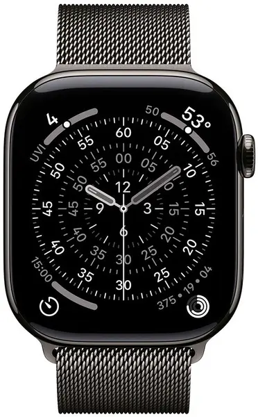 Smartwatch Apple - Watch S11 Cellular, 46 mm, S/M, Slate Titanium/Milanese Loop
