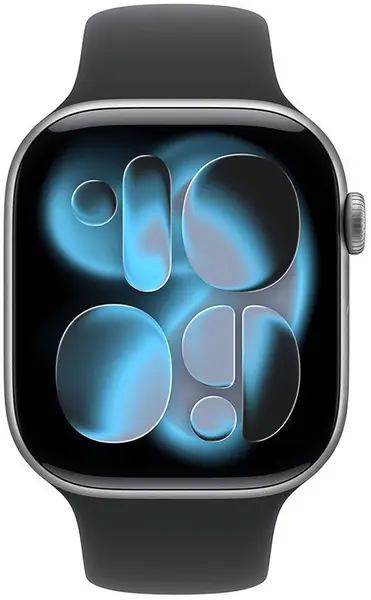 Smartwatch Apple - Watch S11 GPS, 42 mm, S/M, Space Grey Aluminium/Black