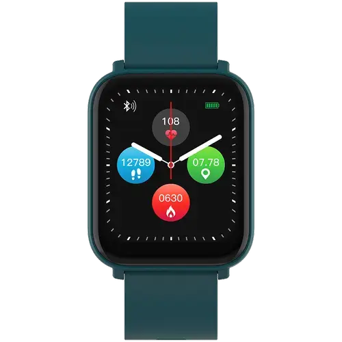 Smartwatch CANYON Easy SW-54, Ecran IPS 1.7inch, Android/iOS, Masurare ritm cardiac, Inregistrare somn, Control camera si muzica, IP68 (Verde)