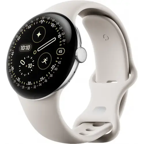 Smartwatch Google Pixel Watch 4, 41mm, Ecran AMOLED 1.2inch, Bluetooth 6, Wi-Fi, GPS, Wear OS, 2GB RAM, 32GB Flash, 5 ATM IP68 (Bej)