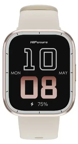 Smartwatch HiFuture ZONE3, Ecran IPS 1.85inch, carcasa aluminiu, Apeluri Bluetooth, pana la 7 zile autonomie, 1 ATM (Roz)