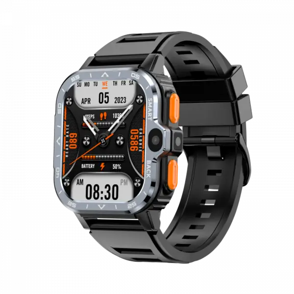Smartwatch iSEN Watch PGD, Gri, 4G, 2.03 HD, QuadCore, Android 8.1, 4GB RAM + 64GB ROM, HD Dual Camera, NFC, GPS, Alipay, WeChat Pay, 800mAh, nanoSIM