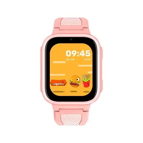 Smartwatch LAGENIO K10, 4G, Ecran AMOLED 1.8inch, 64MB RAM, 128MB Flash, Camera 0.3MP, RTOS, Tracking GPS, Apel Video, Mesaje, Control Parental, Ceas cu Alarma, 950mAh, Pentru copii intre 5-14 (Roz)