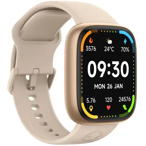 Smartwatch Maxcom EcoWatch 6, Ecran 1.83inch TFT-LCD, IP68, Vreme, Calculator, Notificari (Roz)