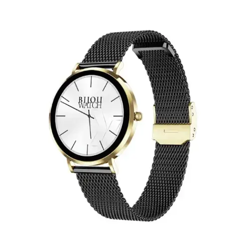 Smartwatch Maxcom FW28 Selenium Mini, Ecran AMOLED 1.19inch, Pedometru, Notificari, Functie apel, Autonomie 7 zile, IP68 (Auriu)