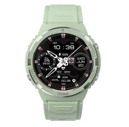 Smartwatch MAXCOM Titan Valkiria FW100, Ecran AMOLED 1.3inch, Android/iOS, 29g, IP69 (Verde)