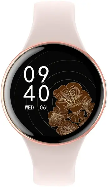 Smartwatch myPhone Watch Mini, Ecran AMOLED 1.04inch, Monitorizare sporturi, Rezistent la apa IP68, Android/iOS (Roz)