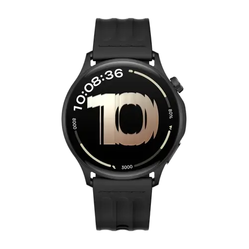 Smartwatch OnePlus Watch Lite, 45mm, Ecran AMOLED 2.5D 1.46inch, 4GB Flash, GPS, NFC, Monitorizare sanatate, 5ATM IP68 (Negru)