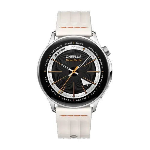 Smartwatch OnePlus Watch Lite, 45mm, Ecran AMOLED 2.5D 1.46inch, 4GB Flash, GPS, NFC, Monitorizare sanatate, 5ATM IP68 (Argintiu)