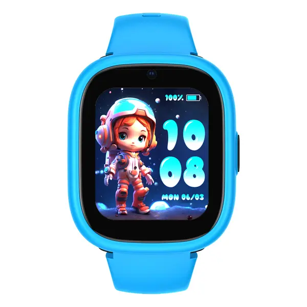 Smartwatch pentru copii Xmart - K3, 1.7'', GPS, albastru/negru
