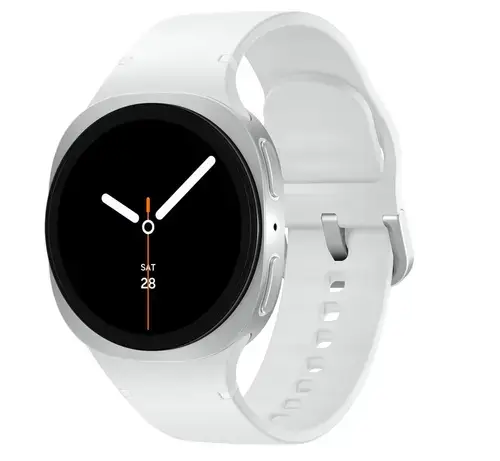 Smartwatch Samsung Galaxy Watch8 40mm BT, Ecran AMOLED 1.34inch, Bluetooth, NFC, Wi-Fi, Wear OS, 5 ATM (Argintiu)