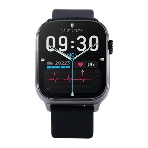 SmartWatch Vivax Life FIT3, Ecran tactil 1.83inch, Bluetooth 5.2, Rezistenta la apa IP68, Procesor Realtek RTL8763EW / 2 nuclee, Autonomie 7 zile, Curea Silicon 22mm (Negru)