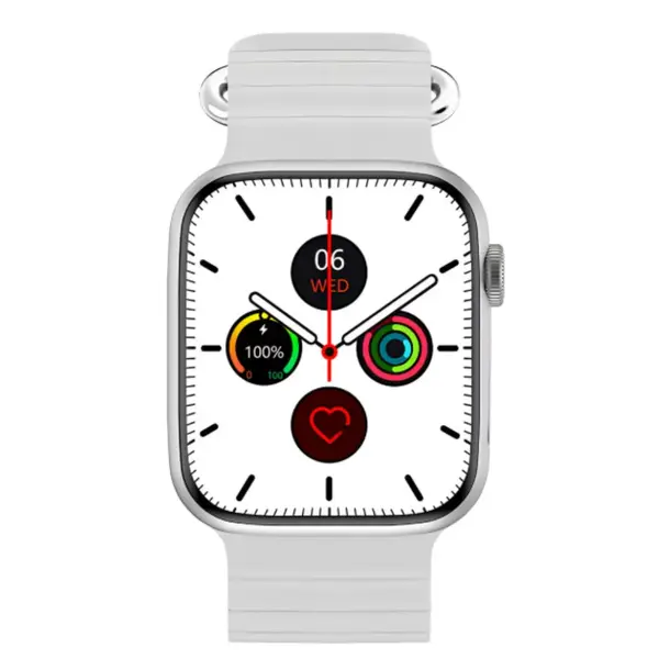 Smartwatch X10 Pro 3 – Ceas Inteligent Ecran Curbat, Full Touch, NFC, Apeluri, Notificari, Monitorizare Sanatate, Rezistent la Apa, Gri