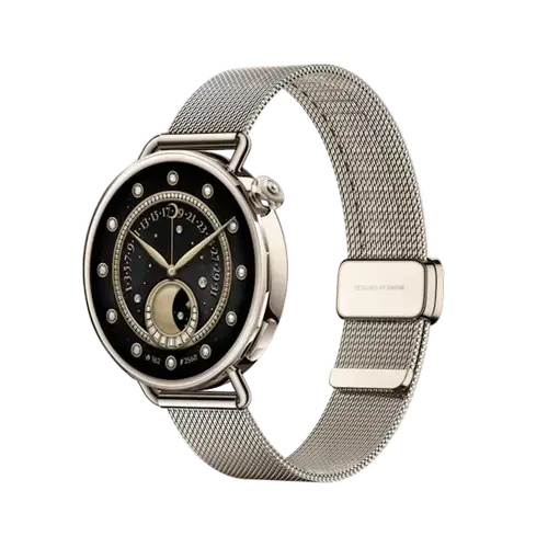 Smartwatch Xiaomi Watch S4 41mm, Ecran AMOLED 1.32inch, Bluetooth, GPS, NFC, HyperOS, Curea Milanese (Auriu)