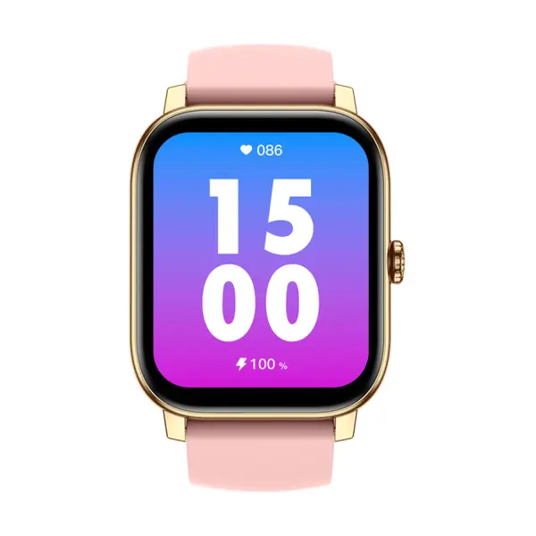 Smartwatch Zeblaze Btalk Pro, Gold, Apel Bluetooth, Ecran 1.91 , Monitorizare SpO2 si Ritm Cardiac, Pana la 21 Zile Autonomie, IP68