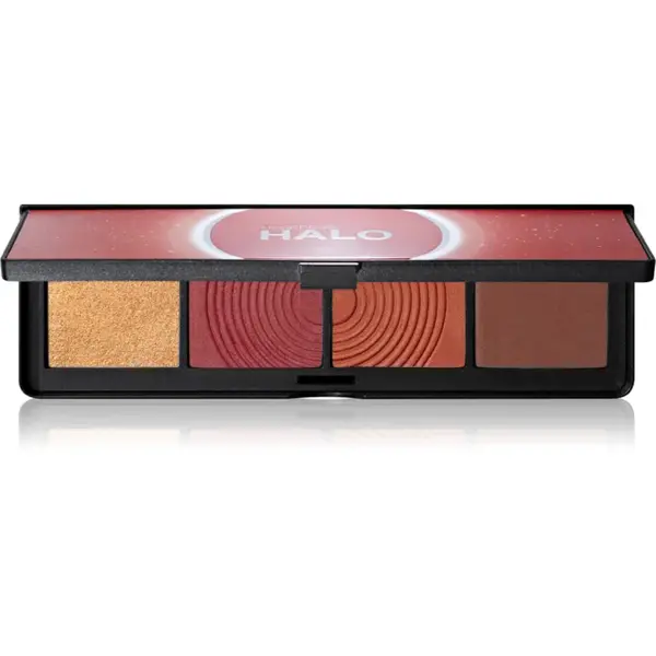 Smashbox Halo Sculpt + Glow Face Palette paletă cu iluminatoare și farduri de obraz culoare Berry Saturation 15,7 g