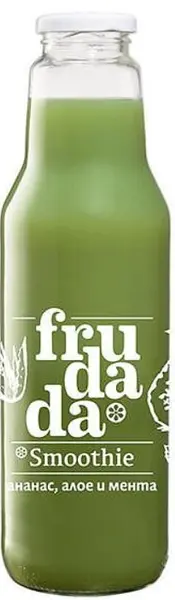 Smoothie, Ananas, Aloe Vera și Mentă, 750 ml, Frudada