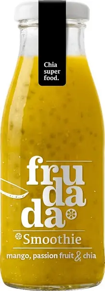 Smoothie, mango, fructul pasiunii și chia, 250 ml, Frudada