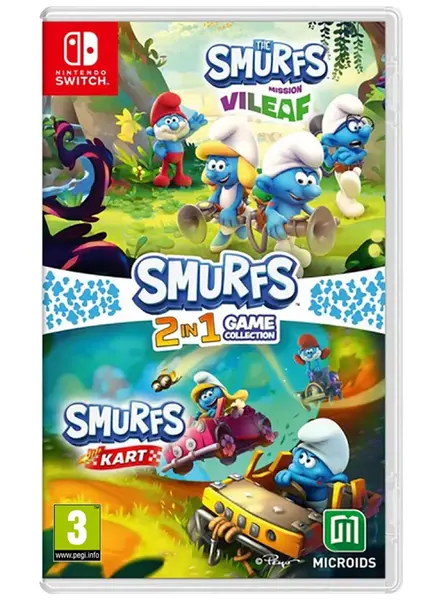 Smurfs 2 In 1 Game Collection NSW