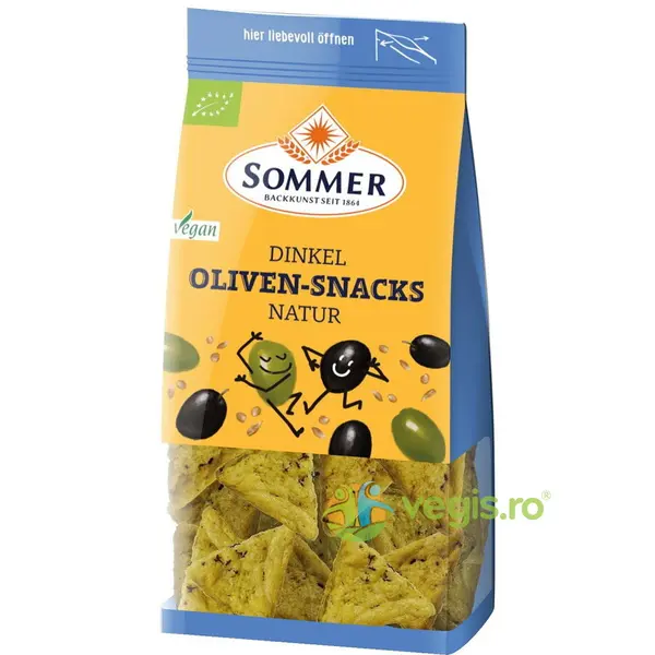 Snack din Spelta cu Masline Ecologice/Bio 150g