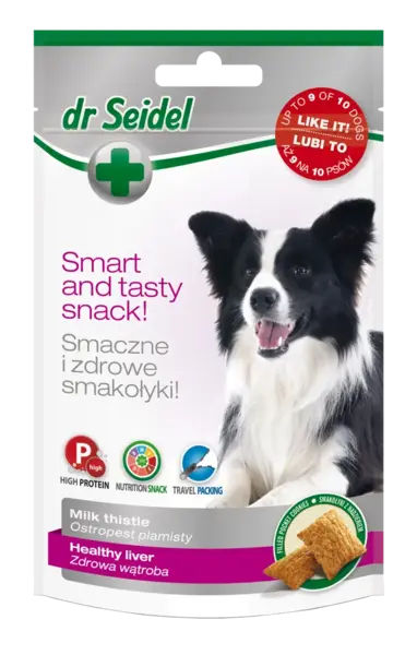 Snack pentru caini Dr Seidel Sanatatea Ficatului 90 gr