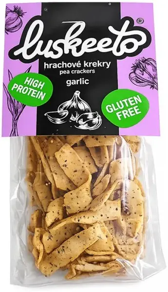 Snack proteic cu usturoi, fără gluten, 70 g, Luskeeto