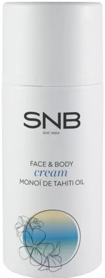 SNB Professional Cremă energizantă cu ulei Monoi de Tahiti, 100 ml
