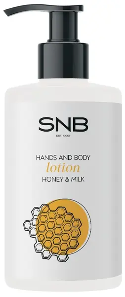SNB Professional Loțiune pentru mâini și corp Honey & Milk, 250 ml
