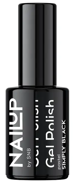 SNB Professional NailUP Oja cu gel , Doar negru, 6 ml