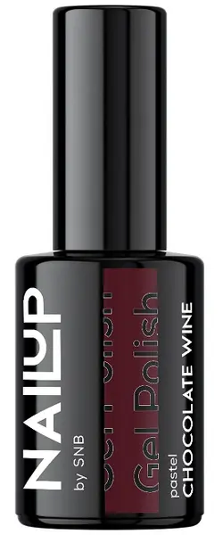 SNB Professional NailUP Ojă cu gel, vin de ciocolată, 6 ml