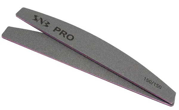 SNB Professional Pilă subțire pentru unghii, punte de unghii , 150/150 grit, sustenabil
