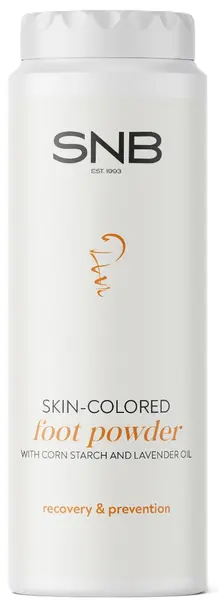 SNB Professional Pudră deodorantă pentru picioare cu propolis și ulei de lavandă, culoare nud, 100 g