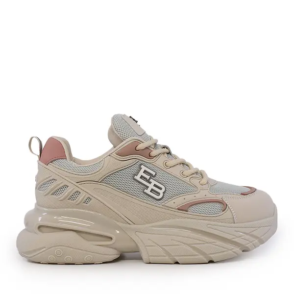 Sneaker femei Enzo Bertini bej din piele și textil 3861DP191BE