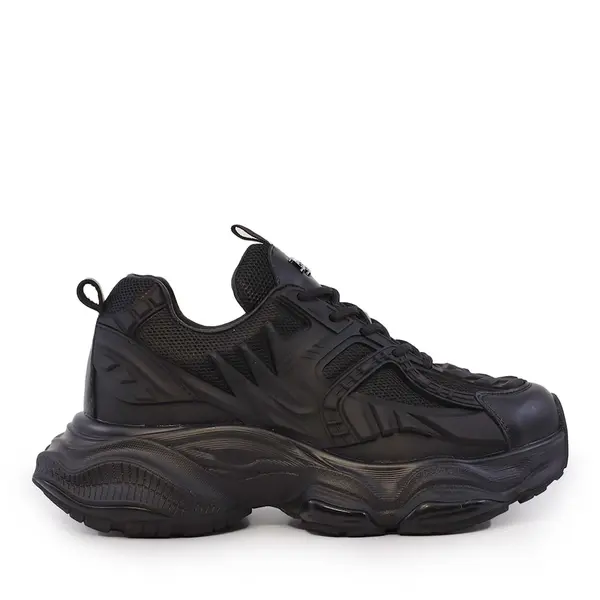 Sneaker femei Enzo Bertini negri din piele și textil 3861DP281N