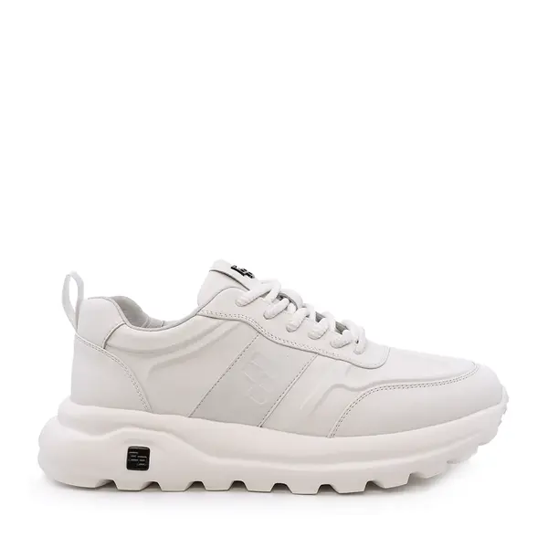 Sneaker ușori bărbați Enzo Bertini albi din piele 3661BP806A
