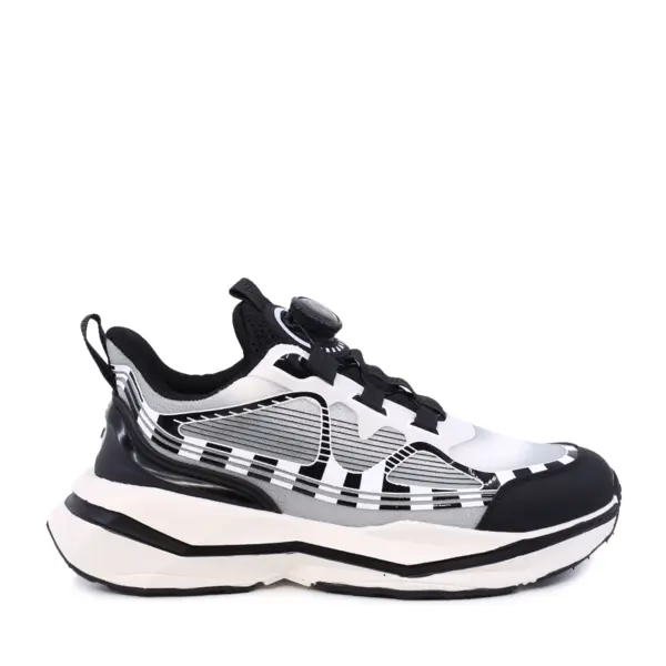 Sneakers baieți Benvenuti negri din material textil 3791MP008NA
