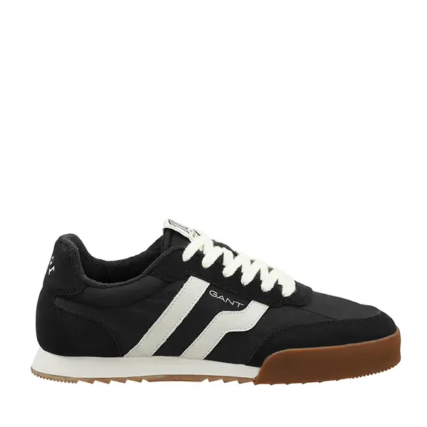 Sneakers bărbați Gant linia Baylle negri din piele întoarsă și textil 1749BP633837VN