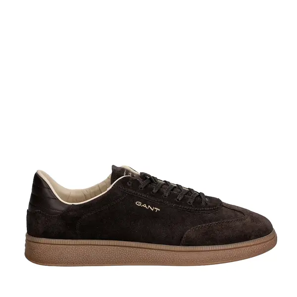 Sneakers bărbați Gant linia Cuzmo maro închis din piele întoarsă 1741BP633204VTDM