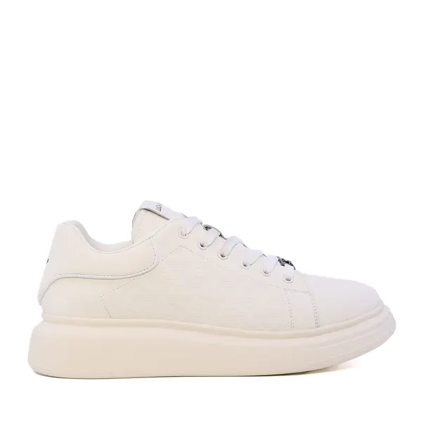 Sneakers bărbați Luca di Gioia albi din piele 3911BP853A