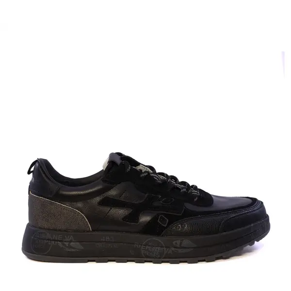 Sneakers bărbați Premiata Nous negri din piele 1692BP8465N