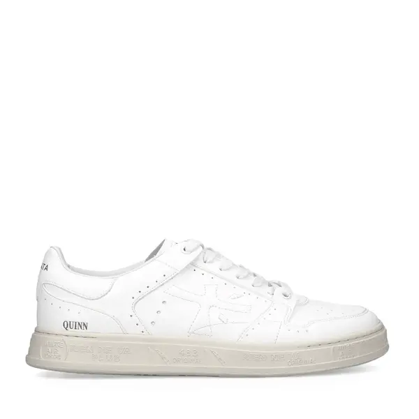 Sneakers bărbați Premiata Quinn albi din piele naturală 1699BP7500A