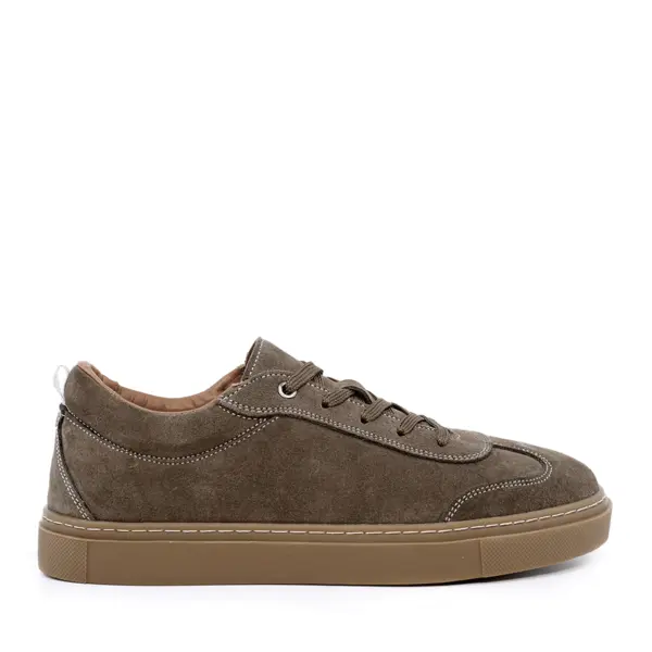 Sneakers bărbați Thezeus bej din piele întoarsă 2109BP18005VBE