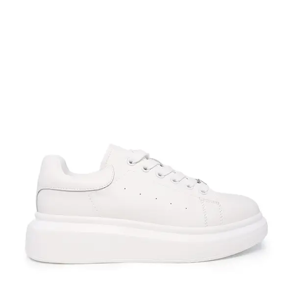 Sneakers Benvenuti albi din piele 3742dp312a